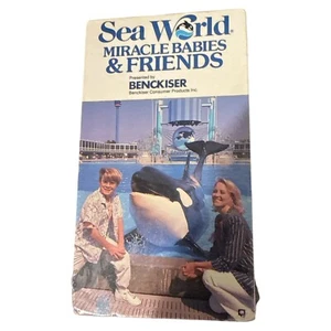 Vtg Sea World Miracle Babies & Friends VHS. SFM Home Video. 1990. Sealed. - Picture 1 of 5