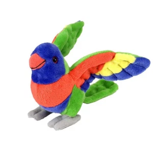 Rainbow Lorikeet Bird juguete de felpa suave 8"/20 cm Cuddlekins Wild Republic NUEVO - Imagen 1 de 3