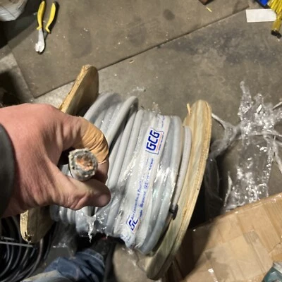 75’. 4/0 AWG L3 Central Office Power Cable With Braid RHH/RHW Wire Gray 600V - Image 1 of 3