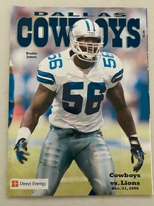 Programa de fútbol americano de la NFL 2006 Dallas Cowboys vs Detroit Lions raro vintage antiguo wow - Imagen 1 de 1