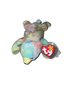 TY Beanie Baby Babies 1998 / 1999 "Sammy" the Bear Tie Dye TOP ZUSTAND - Bild 1 von 2