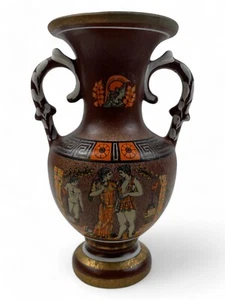 Antike Griechische Vase mit Henkel – Handbemalt – Dekorative Keramik - Bild 1 von 4