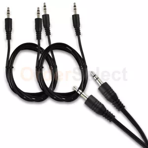 2X 3.5mm AUX AUXILIARY CORD to Stereo Audio Cable for Samsung Galaxy S9 S9+ Plus - Picture 1 of 7