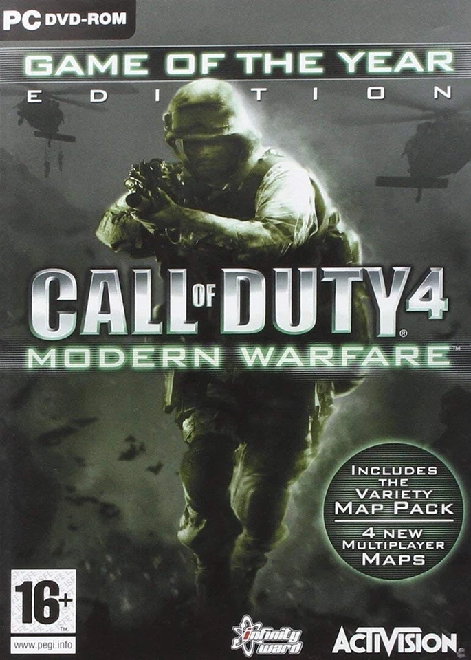 Call of Duty 4 Modern Warfare Game of the Year PC NEW Sealed UK Version GOTY - Image 1 of 1
