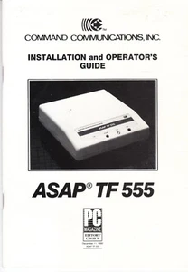COMMAND COMMUNICATIONS INC - ASAP TF 555 - INSTALLATION AND OPERATORS GUIDE - Picture 1 of 10