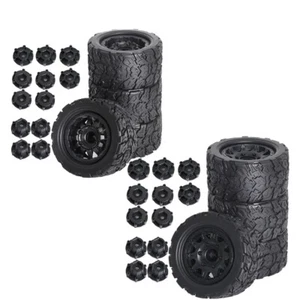 Neumático Monster Stunt Truck 4 piezas 1/10 12 mm y 14 mm hexagonal para granito TRAXXAS MAXX ARRMA - Imagen 1 de 13