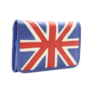 British Union Jack Flag UK Small Card Coin Zipped Purse - Picture 1 of 9