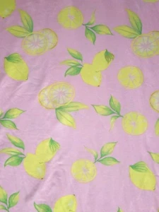 LuLaRoe Dani ~ Size Large ~ Tank Dress ~ Lemon In Yellow on PINK ~ Spring - Picture 1 of 4