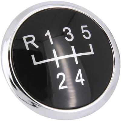 RECAMBO Schaltknauf Kappe Emblem Abdeckung für VW T5 T6 | BJ 2003-2024 | 5 Gang