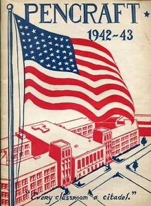 REVISTA LITERARIA PENCRAFT - ESCUELA SECUNDARIA WYANDOTTE - KANSAS CITY, KS - MAYO 1942 - Imagen 1 de 3