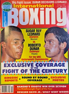 Internation Boxing October 1980 Sugar Ray Robinson Cover Roberto Duran - Picture 1 of 4