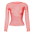 Women Babydoll T-Shirt Tops Fishnet See Through Bodystocking Lingerie Nightwea?
