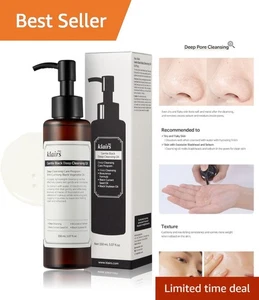 150ml Gentle Black Deep Cleansing Oil | Natural Makeup Remover, No Pore Clogging - Picture 1 of 10