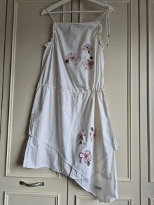 Day Birger Et Mikkelsen Embellished 100% Cotton Summer Dress, UK 10 EU38 - Picture 1 of 9