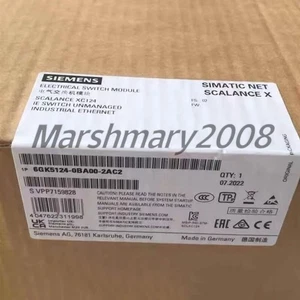 6GK5124-0BA00-2AC2 NUOVO SIEMENS 6GK5 124-0BA00-2AC2 interruttore IE non gestito - Foto 1 di 3
