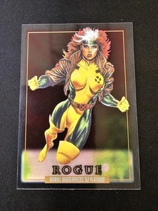 2024 SkyBox Marvel Masterpieces 92 Platinum Rogue #79 Clear Cut Parallel - Picture 1 of 2