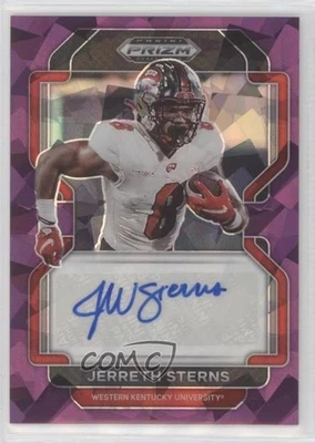 2023 Panini Prizm Draft Picks 2022 Update Purple Ice /99 Jerreth Sterns Auto - Image 1 of 2