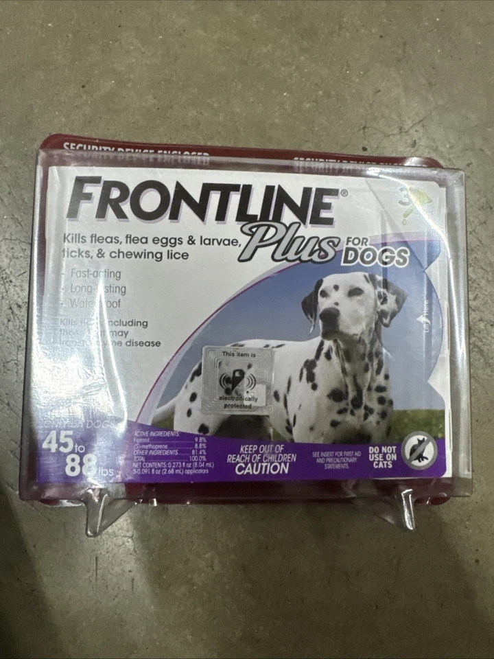 Frontline Plus para perros 45 a 88 libras 3 dosis NUEVO Foto 1 de 1