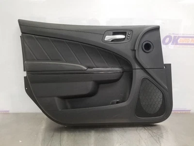 20 2020 DODGE CHARGER R/T FRONT DOOR TRIM PANEL BLACK LEATHER LEFT DRIVER Foto 1 de 4