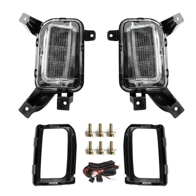Luces antiniebla LED para GMC Terrain 2016 2017 luces de parachoques delanteras con DRL + biseles Foto 1 de 4