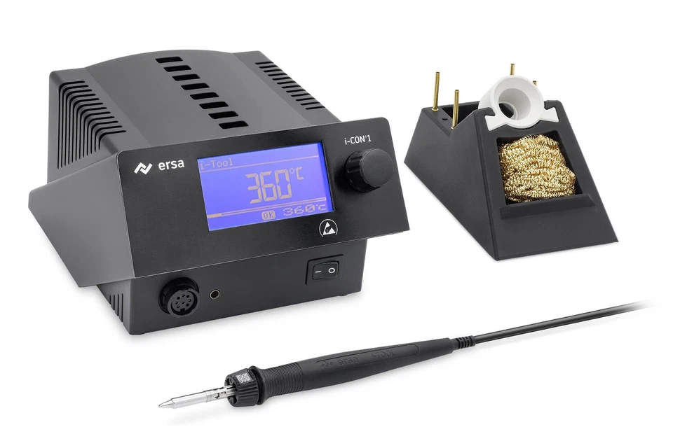 ERSA i-CON 1 MK2 Digitale Lötstation mit i-Tool MK2 150W Tip'N'Turn 0IC1105 - Bild 1 von 1
