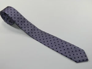 Corbata de microfibra para niños jóvenes imani niños violeta púrpura lunares - Imagen 1 de 5