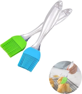 2 Pcs Pennello Da Cucina in Silicone, Pennello Cucina, Pennelli in Silicone Penn - Foto 1 di 12
