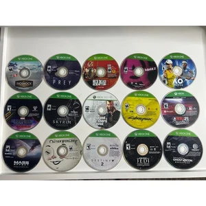 Xbox One Game Lot 15 Disc Only Tested RDR2 Jedi Cyberpunk Skyrim Guardians GTA - Picture 1 of 16