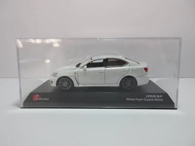 Mini auto Kyosho 1/43 J-Collection Lexus IS-F bianca perla nuova - Immagine 1 di 3