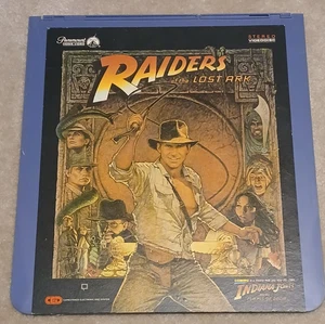 Raiders of the Lost Ark (1981) Vintage CED Videodisc Harrison Ford Indiana Jones - Picture 1 of 7