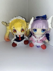 Miss Kobayashi's Dragon Maid Kanna Tohru Plüsch Puppe Set Japan TAITO Anime Selten - Bild 1 von 13