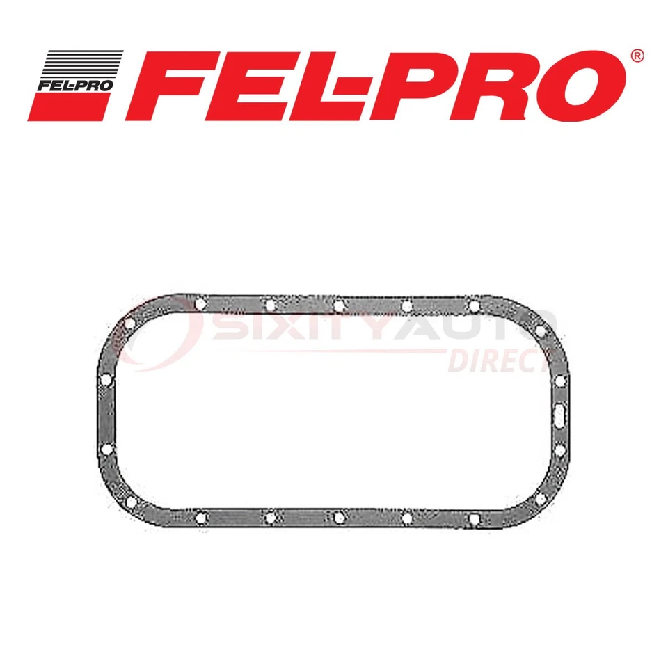 Fel Pro Oil Pan Gasket Set for 1966-1973 Volvo 1800 1.8L 2.0L L4 - Engine ii Foto 1 de 4