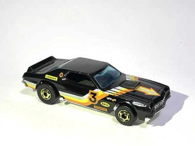 Vintage 1974 Hot Wheels Black Ford Gran Torino Cragar 3 Diecast Car NICE !! - Image 1 of 4