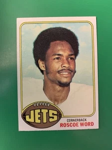 1976 Topps Roscoe Word RC New York Jets #488 - Picture 1 of 2