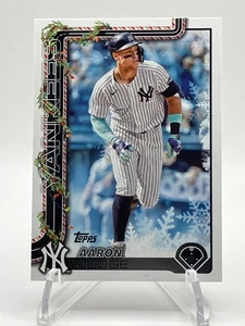 2025 Topps Holiday Aaron Judge  #H161 New York Yankees - Picture 1 of 2