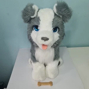 FurReal Friends Ricky the Trick-Lovin' interaktiver Welpe Hund 15 Zoll Plüschtier Husky - Bild 1 von 17