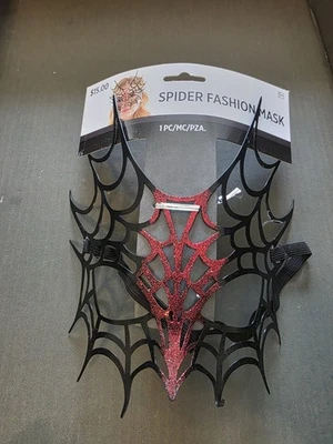 Masquerade  Venetian/Party/Mardi Gras/Costume Black/red - Image 1 of 3