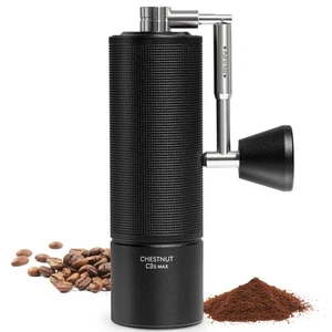 Molinillo de café manual Chestnut C3S MAX acero inoxidable S2C café con rebabas cónicas... - Imagen 1 de 7