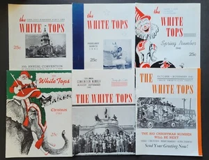 Revistas de circo The White Tops 1941 6 diferentes - Imagen 1 de 8