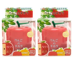 Super Apple Car Air Freshener 2 packs, Honey Apple Scent, Cute apple shape JDM - Picture 1 of 6