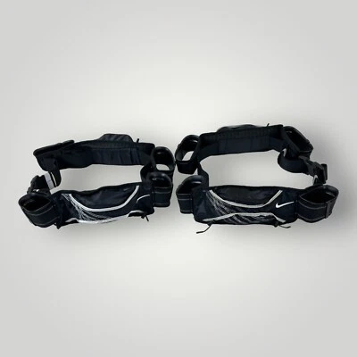 2 NIKE Cinturón de Correr Hidratación Ligero Negro Atlético Maratón Sin Botellas Foto 1 de 4