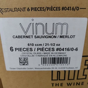 NEU OVP RIEDEL CABERNET SAUVIGNON /MERLOT VINUM 0416/0-6 6 STÜCK SCHNÄPPCHEN ! - Bild 1 von 3