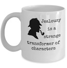 Tasse à café à thème livre - transformateur de personnages - Sherlock Holmes citation cadeau