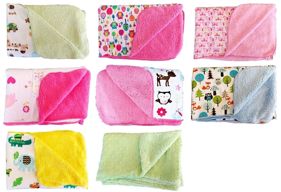 Coperta in Plaid morbida bambini Pile Neonati Beb� Culla Letto Lettino L.90922 - Immagine 1 di 1