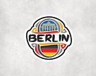 2 x Travel Berlin Germany Luggage Vinyl Stickers Sticker Scrapbook Laptop Decals