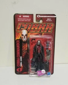GI JOE PURSUIT OF COBRA 30TH ANNIVERSARY COBRA COMMANDER CARDED FIGURE - Picture 1 of 5