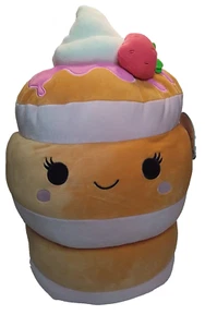 New Sawtelle Squishmallow 16" The Strawberry Pancake KellyToy - Picture 1 of 7