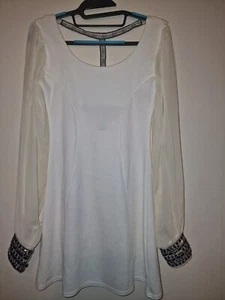 NWT Foxy Mini-Dress With Sequin Detail Size 10 - Picture 1 of 5