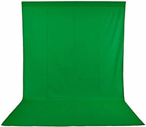 6'x9' Musselin Baumwolle zusammenklappbar grün Hintergrund Hintergrund - Versand am selben Tag! - Bild 1 von 2