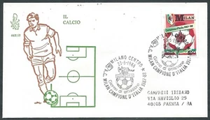 1988 ITALIA FDC VENETIA 662 MILAN CAMPIONE ITALIA CALCIO TIMBRO ARRIVO - CG - Imagen 1 de 1